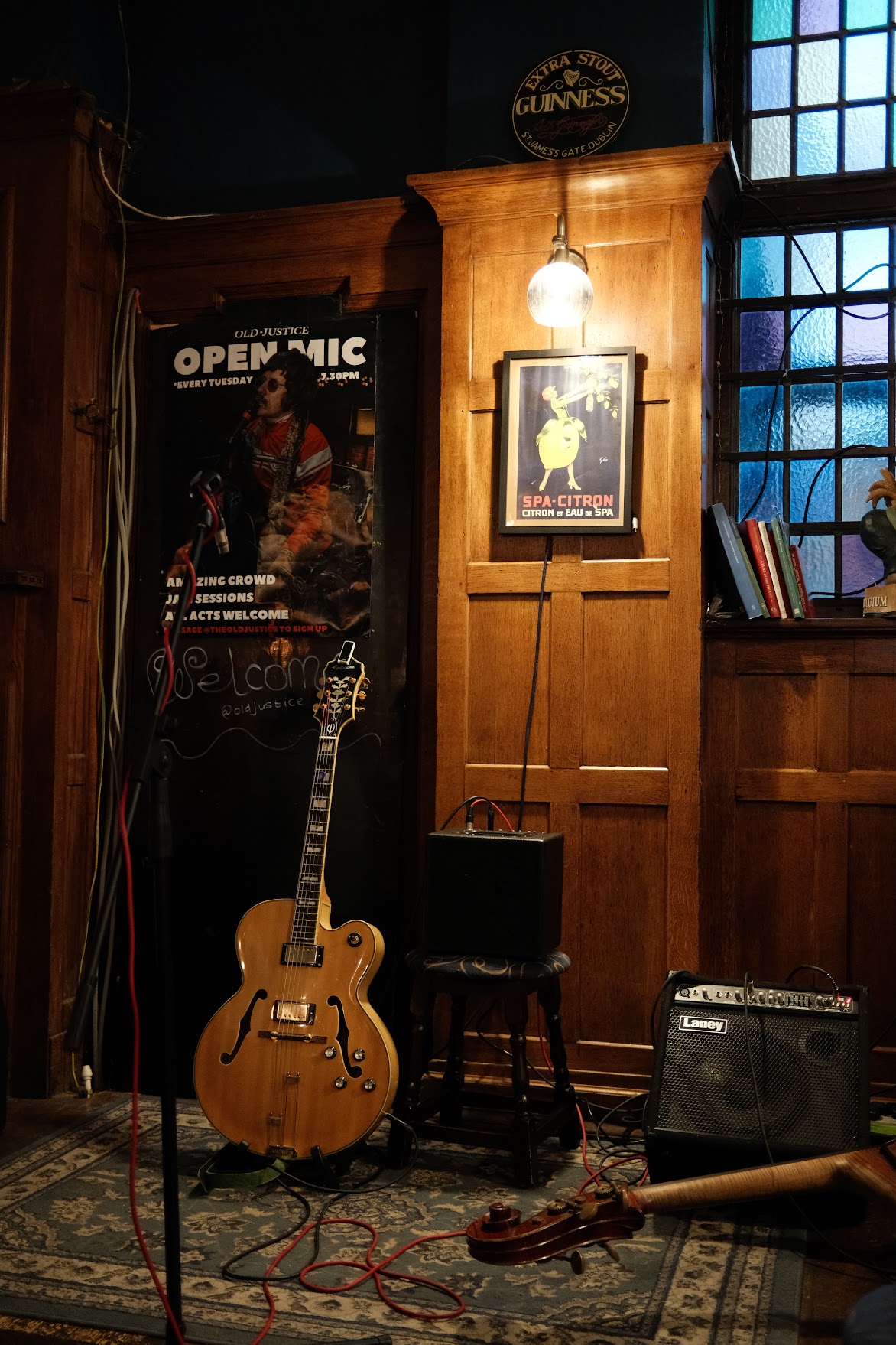 The Old Justice Bermondsey before the OJ Swing Band